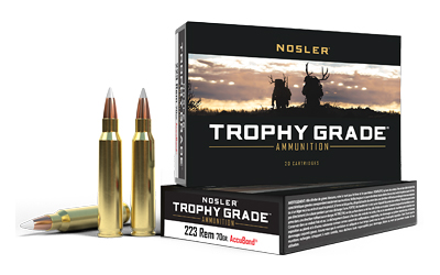 Nosler Trophy Grade 223 Remington 70 Grain AccuBond 20 Round Box 61036
